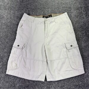 Bailey's PT Shorts Mens 36 White Cargo Canvas Pockets Outdoor Casual Workwear